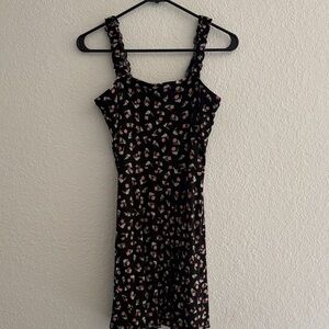 Billabong Black Floral Midi Dress